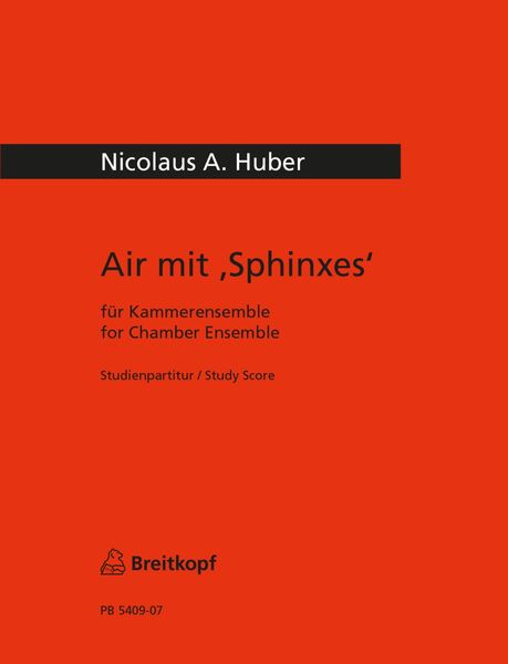Air Mit Sphinxes : For Chamber Ensemble (1987).