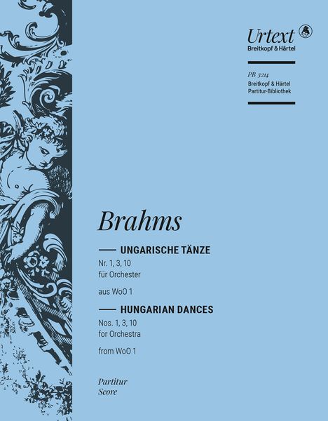 Ungarische Tänze Nr. 1, 3 und 10 : For Orchestra.