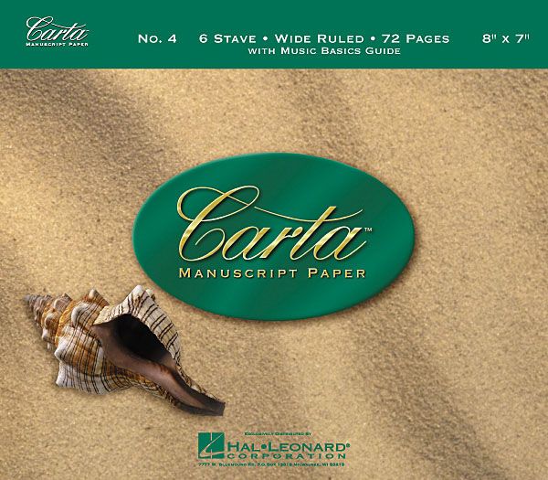 Carta Manuscript Paper No. 4.
