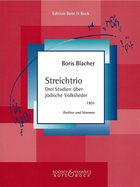 Streichtrio : Drei Studien Ueber Juedische Volkslieder (1931).
