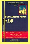Tres Canciones Espanolas Para Corneta Y Ecos : Para Corneta Y Organo / Ed. Wolfgang G. Haas.