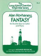 Fantasy : For Doublebass (Or Cello) and Piano.