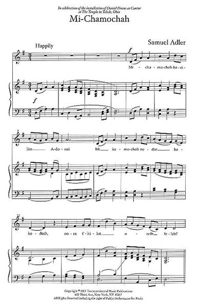 Three Liturgical Settings : For SAB Chorus.