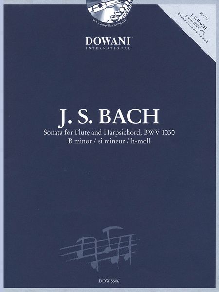 Sonata In B Minor, BWV 1030 : For Flute and Harpsichord.