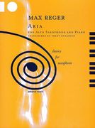 Aria : For Alto Saxophone and Piano / arranged by Trent Kynaston.