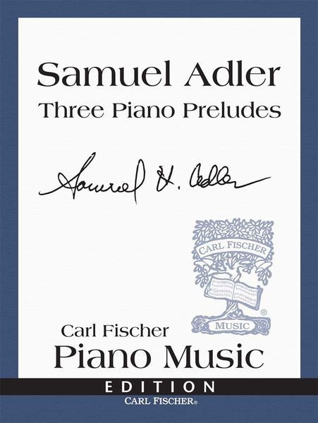 Three Piano Preludes (1999-2000).