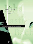 Canzona, BWV 588 : For Saxophone Quartet (SATB Or AATB) / arranged by Olaf Mühlenhardt.