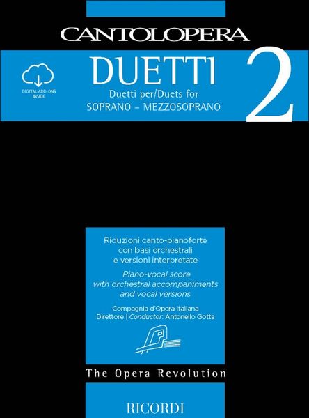 Duets For Soprano and Mezzo Soprano, Vol. 2 : Vocal Score & CD With Orchestral Accompaniment.