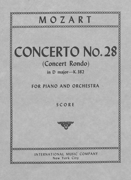 Concert Rondo In D Major, No. 28.