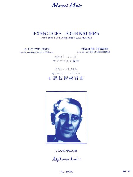 Exercises Journales Terschak : For Saxophone.