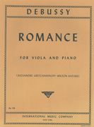 Romance : For Viola and Piano (Katims).