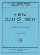 Album Of 24 Classical Pieces, Vol. I : For Viola and Piano.