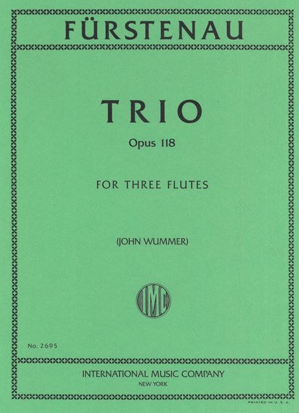 Trio, Op. 118 : For Three Flutes.
