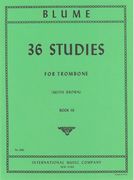 Thirty Six Studies, Vol. III : For Trombone Solo.