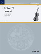 Sonata No. 1 : For Viola and Piano.