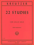 22 Selected Studies : For Violoncello Solo (Dehn-Huellweck).