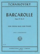 Barcarolle, Op. 37a No. 6 : For Double Bass and Piano (Zimmermann).