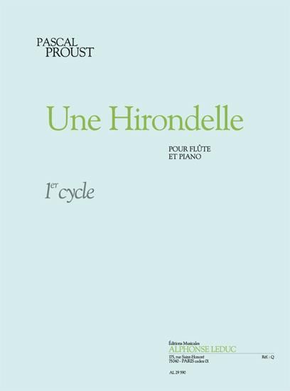 Une Hirondelle : Pour Flute Et Piano.