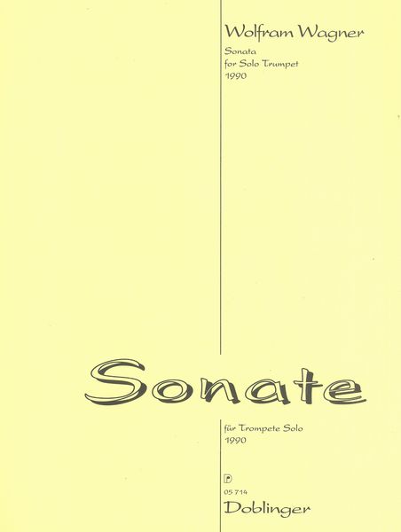Sonata : For Trumpet Solo (1990).