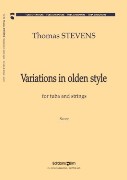 Variations In Olden Style : For Solo Tuba And Strings (1989) - Piano Reduction.