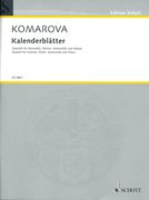 Kalendarblätter : Quartet For Clarinet, Violin, Violoncello and Piano (2004).