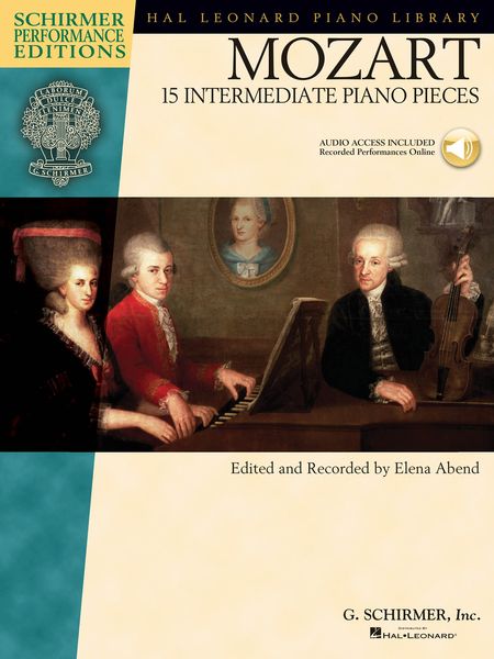 15 Intermediate Piano Pieces / edited by Elena Abend.