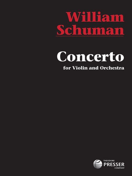 Concerto For Violin and Orchestra.