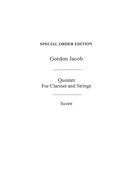 Quintet : For Clarinet and Strings.