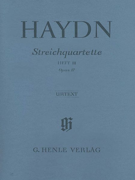 String Quartets, Book 3 : Op. 17.
