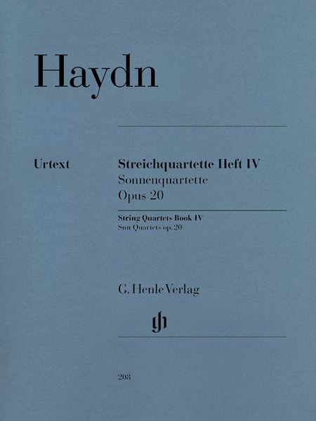 String Quartets, Book 4 : Op. 20, Sun Quartets.