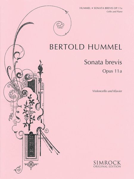 Sonata Brevis, Op. 11a : Für Violoncello Und Klavier.