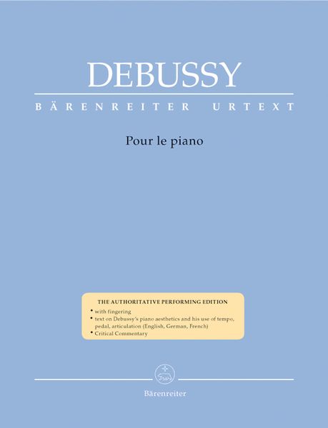 Pour le Piano / Edited By Regina Back.