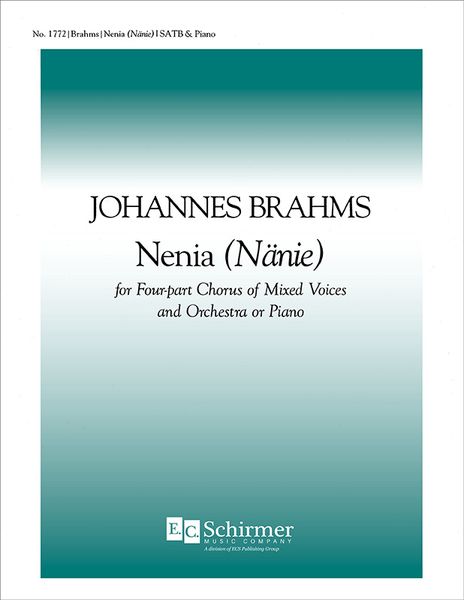 Nenia (Naenie = Nänie), Op. 82.