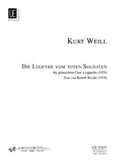 Legende Vom Toten Soldaten : Für Gemischten Chor A Cappella.