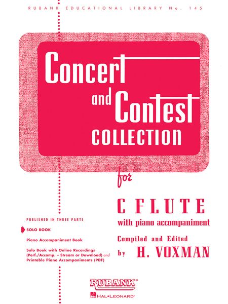 Concert and Contest Collection : For C Flute - Solo Part.