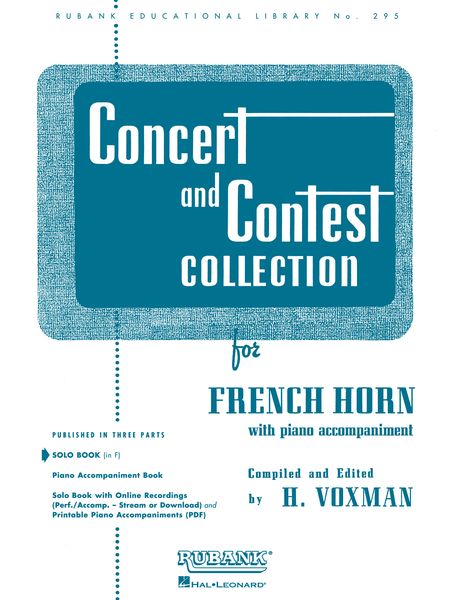 Concert and Contest Collection : For French Horn - Solo Part.