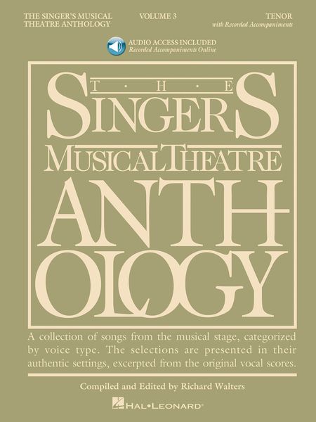 Singer's Musical Theatre Anthology, Vol. 3 : Tenor.