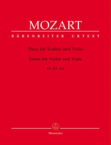 Zwei Duos, K.423 and 424 : For Violin and Viola.