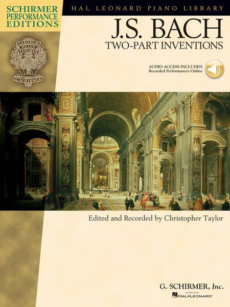 Two-Part Inventions : For Piano / edited by Christopher Taylor.