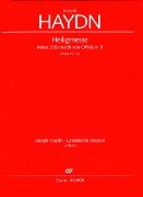 Heiligmesse : Missa St. Bernardi Von Offida In B, Hob. XXII:10 / edited by Andreas Taub.