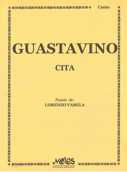 Cita : Para Canto Y Piano.