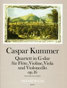 Quartett In G-Dur, Op. 16 : Für Flöte, Violine, Viola Und Violoncello / Edited By Yvonne Morgan.