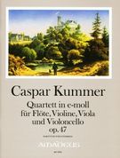 Quartett In E-Moll, Op. 47 : Für Flöte, Violine, Viola Und Violoncello / Edited By Yvonne Morgan.