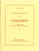 Concerto : Pour Clavecin (Piano), Flûte, Hautbois, Clarinette, Violon Et Violoncelle.