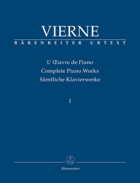 Les Premieres Oeuvres = The Early Works (1893-1912) : For Piano / Ed. Brigitte De Leersnyder.