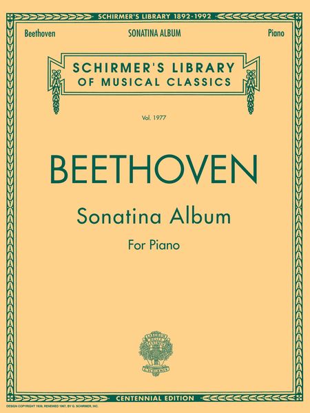 Sonatina Album : For Piano.