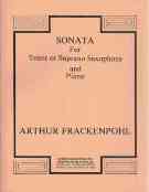 Sonata : For Tenor Or Soprano Saxophone and Piano.