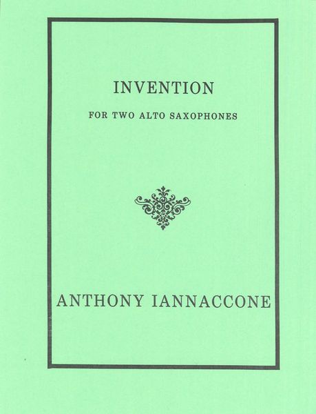 Invention For Two Alto Saxophones.