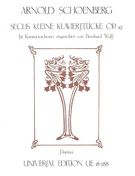 Sechs Kleine Klavierstücke, Op. 19 : For Chamber Orchestra / arranged by Bernhard Wulff.