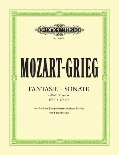 Sonata In C Minor K457 (With Fantasia K476) 2pf/4h.